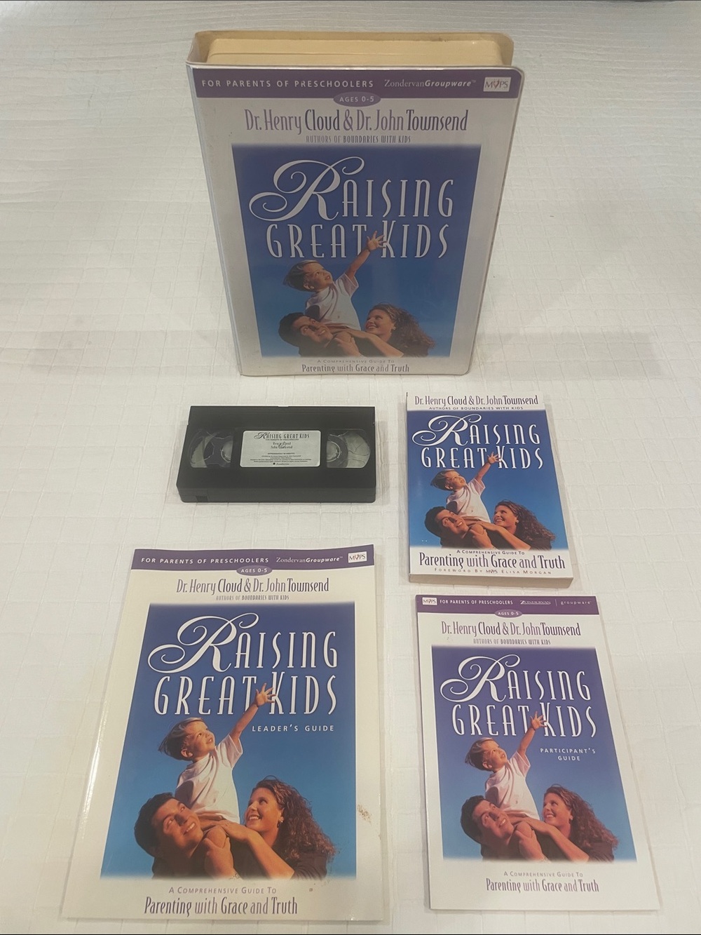 Raising Great Kids VHS Set - Blue Pack by Dr. Henry Cloud & Dr. John Townsend